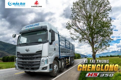 XE TẢI CHENGLONG H7 5 CHÂN THÙNG MUI BẠT ĐỜI 2023